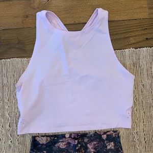 Like new Athleta crop top - pale pink